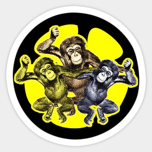 revolted primates Sticker